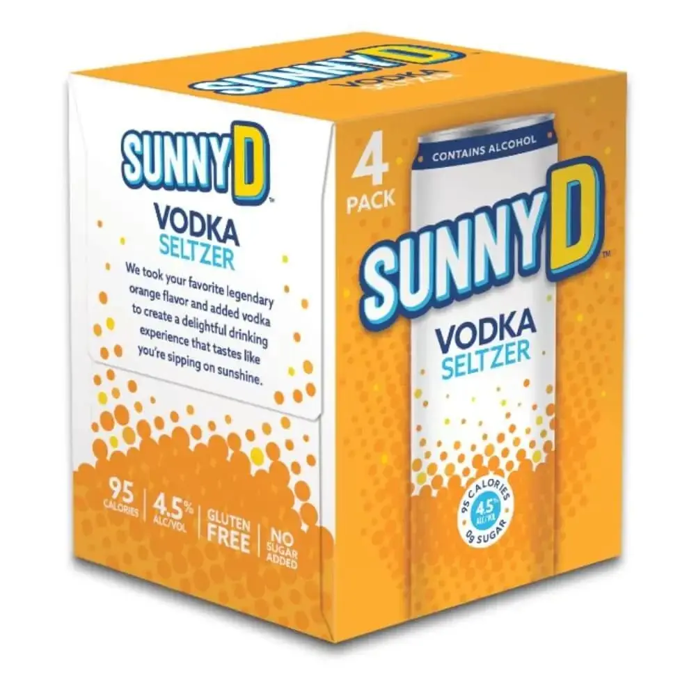 SunnyD Vodka Seltzer 4pk - Image 2
