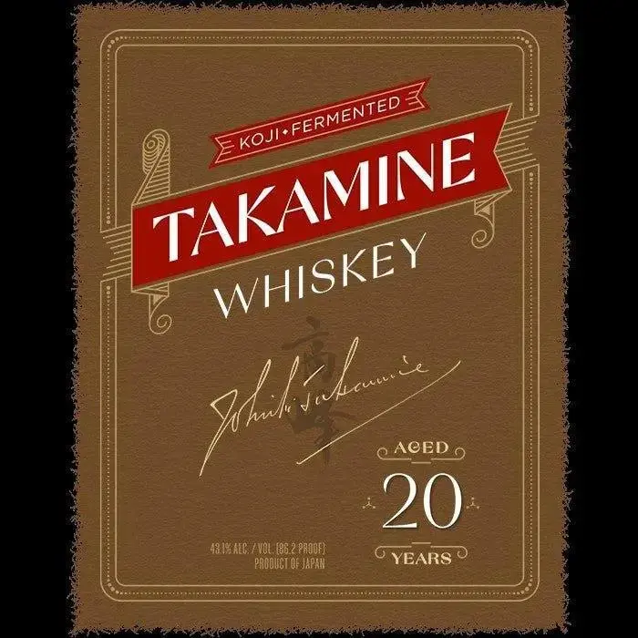Takamine Koji Fermented Whiskey Aged 20 Years