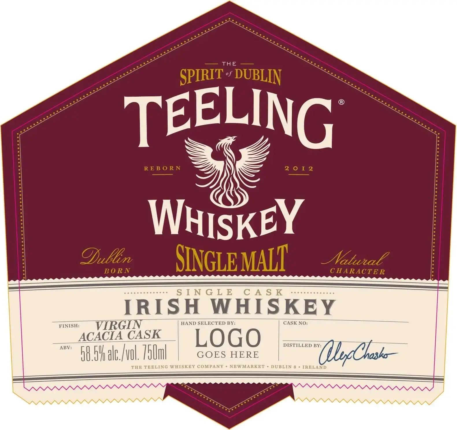Teeling Single Malt Irish Whiskey Virgin Acacia Cask Single Cask