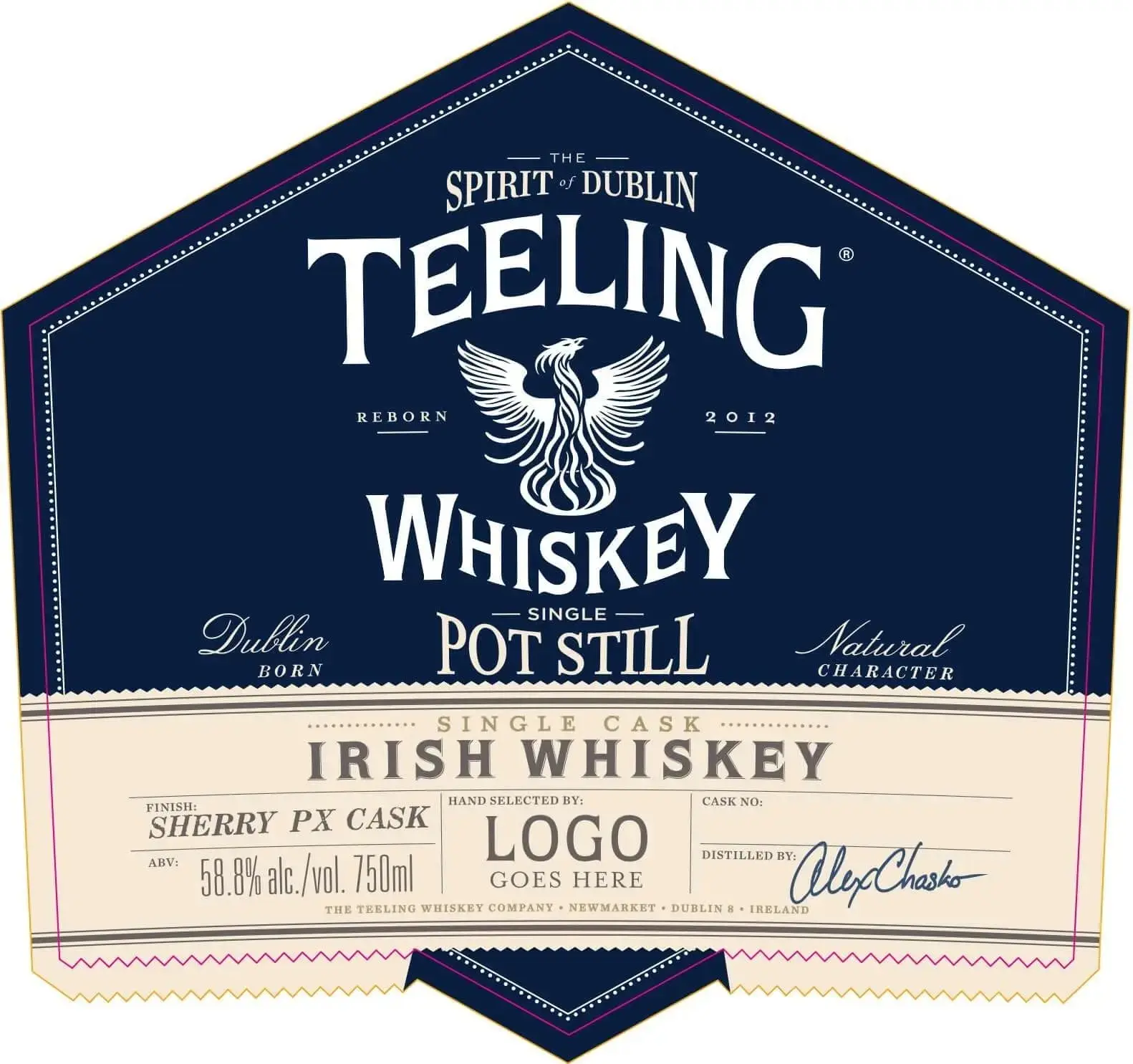 Teeling Single Pot Still Irish Whiskey Sherry PX Cask Single Cask