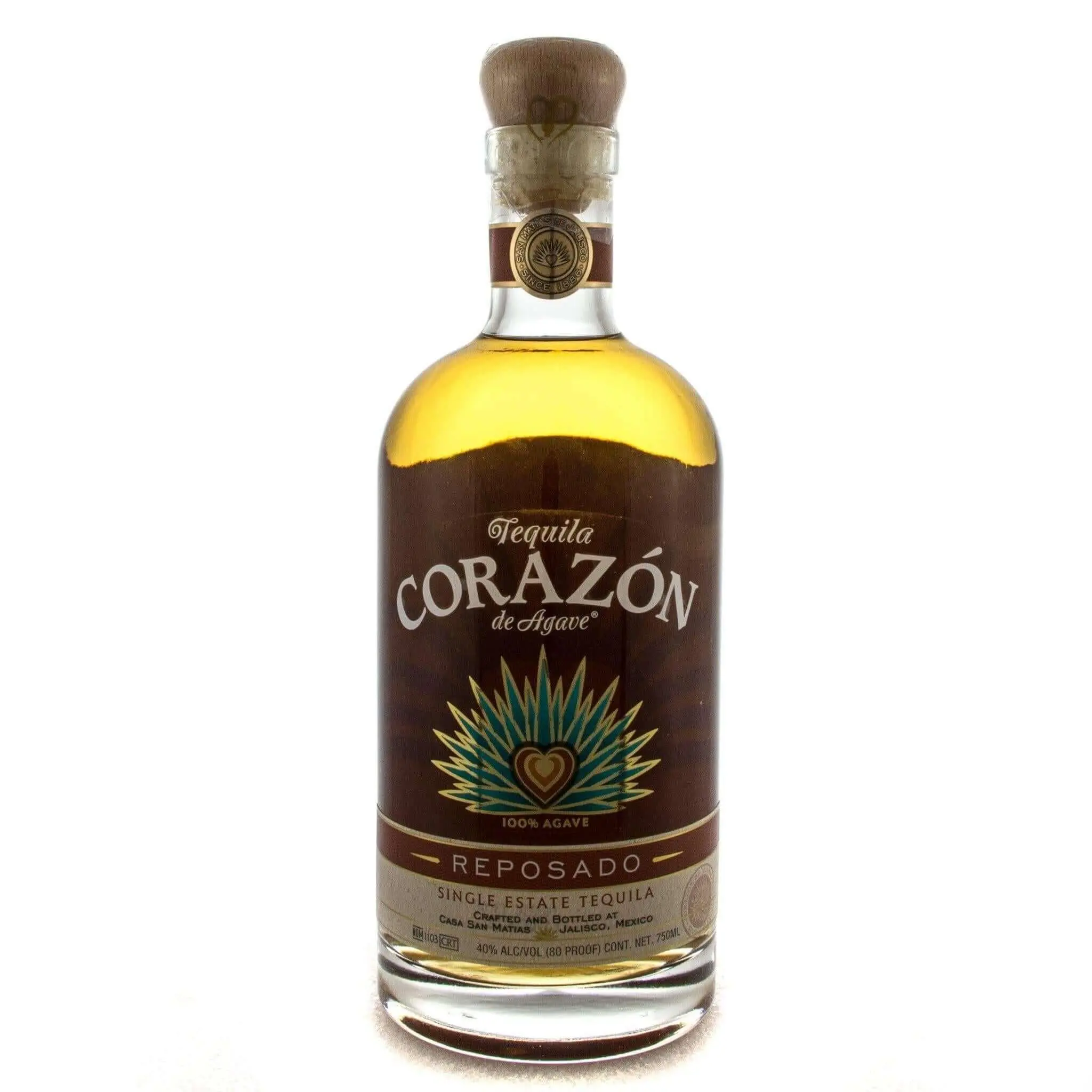 Tequila Corazon De Agave Reposado