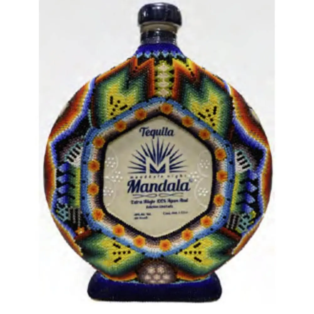 Tequila Mandala Extra Añejo Arte Huichol 1L