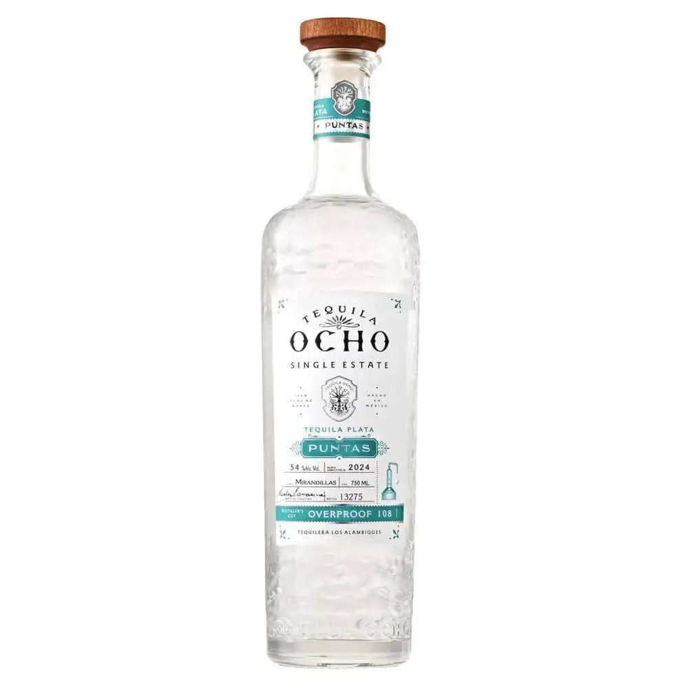 Tequila Ocho Plata Puntas Overproof 2024