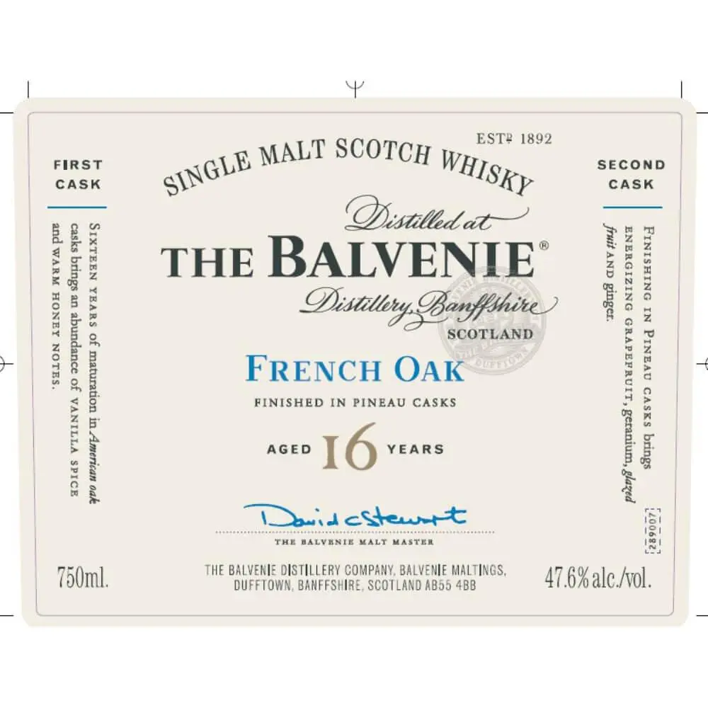The Balvenie 16 Year Old French Oak