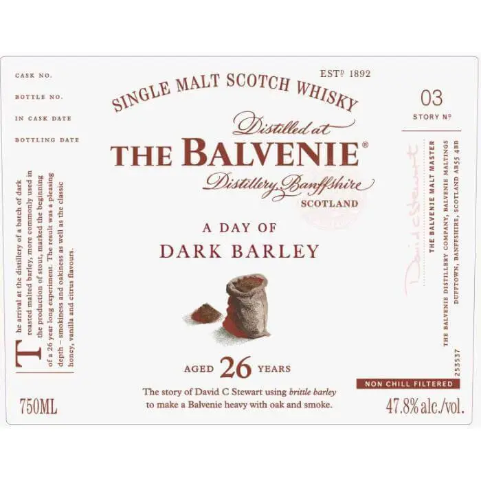 The Balvenie A Day Of Dark Barley 26 Year Old - Image 2