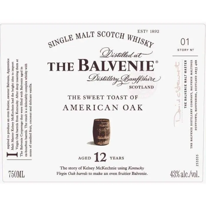 The Balvenie The Sweet Toast Of American Oak 12 Year Old - Image 2