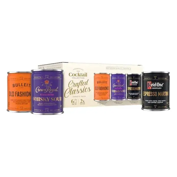 The Cocktail Collection Crafted Classics Cocktails 6 x 100mL