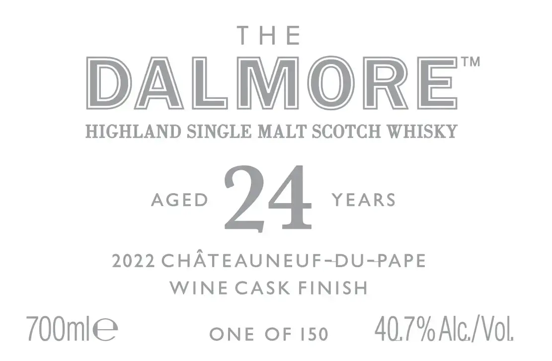 The Dalmore 24-Year-Old 2022 Châteauneuf-du-Pape Wine Cask Finish