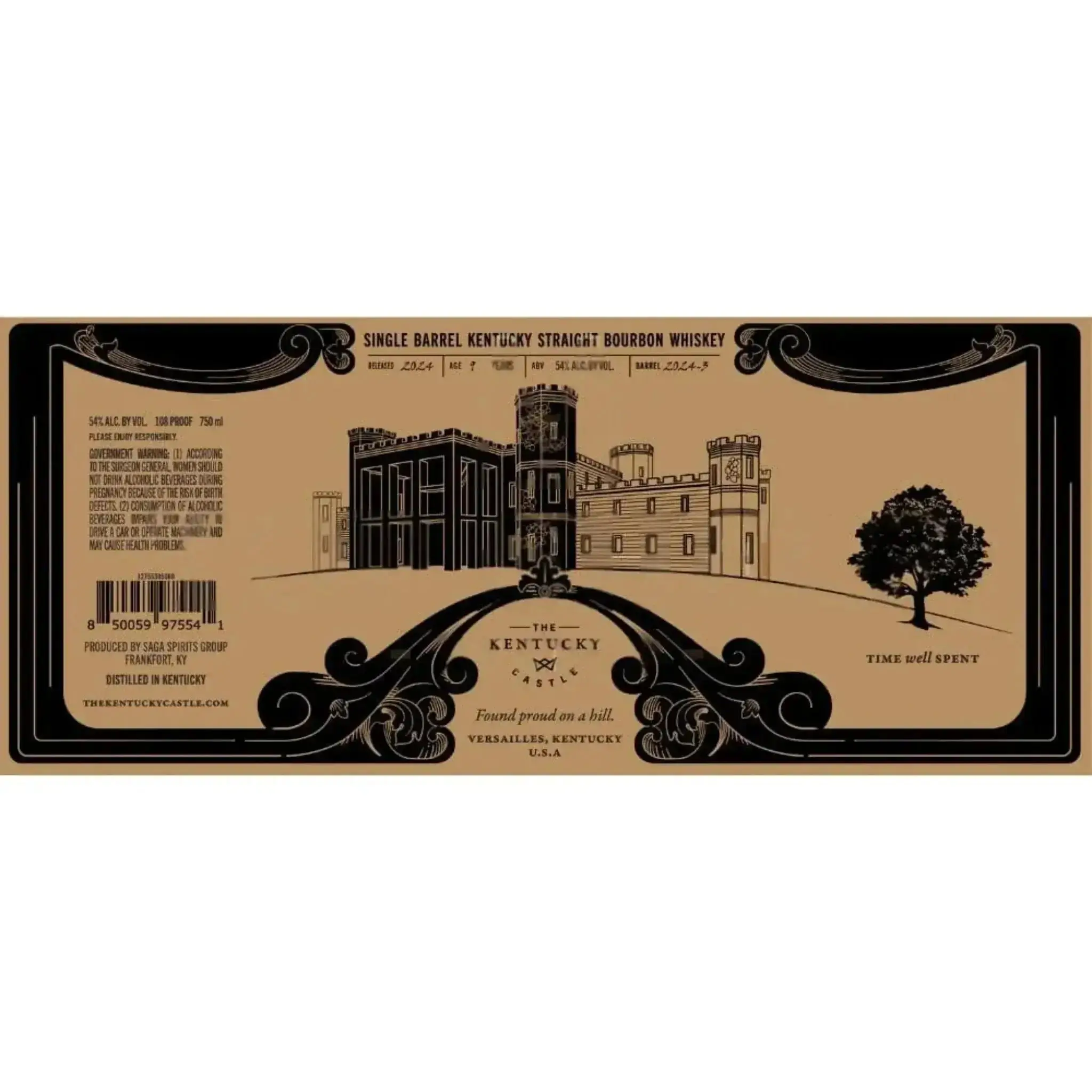 The Kentucky Castle Single Barrel Straight Bourbon 9 Year Barrel - Image 2