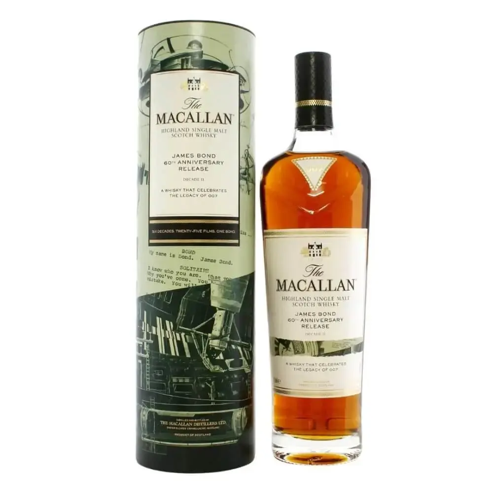 The Macallan James Bond 60th Anniversary Release Decade II