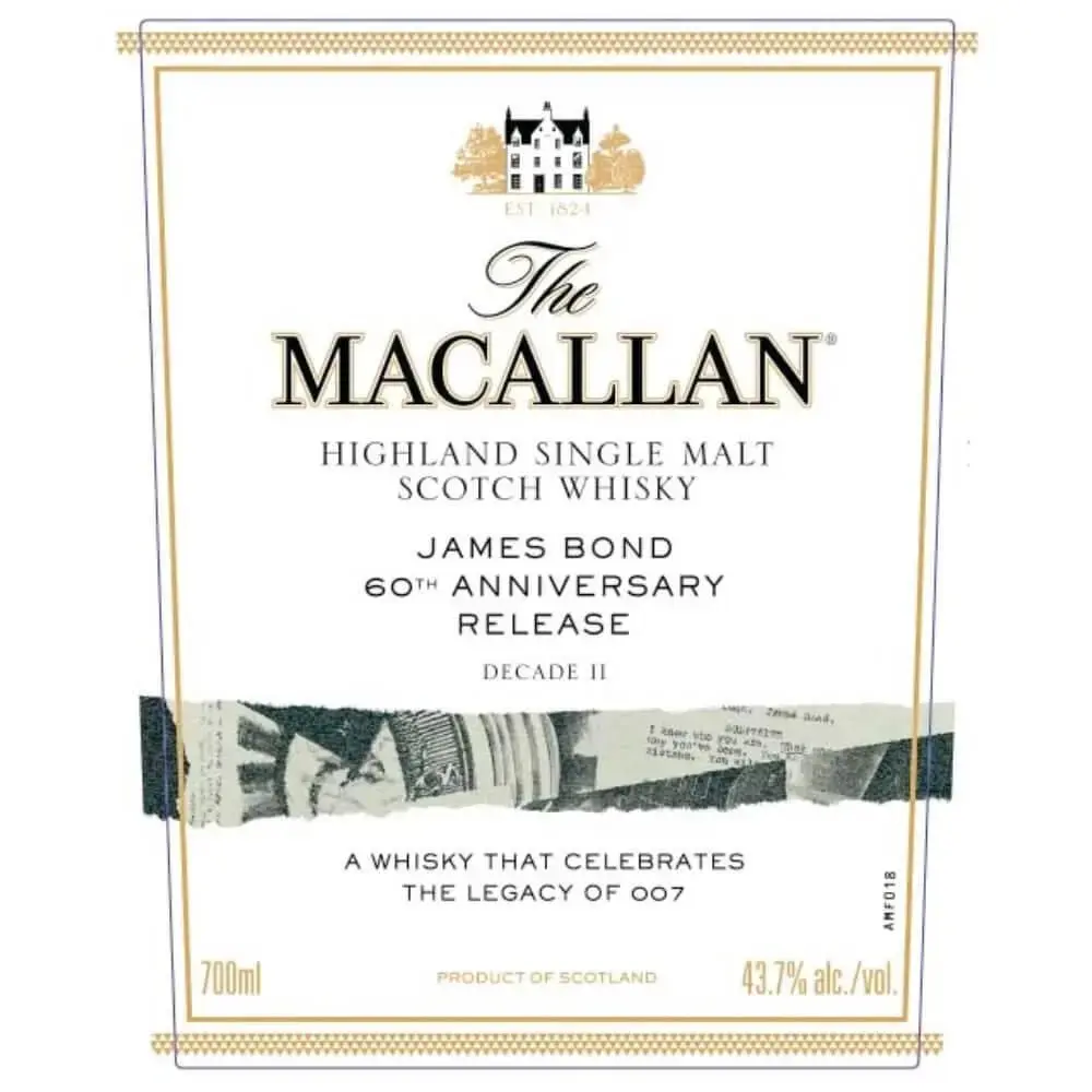 The Macallan James Bond 60th Anniversary Release Decade II - Image 2