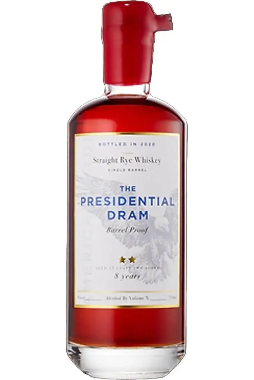 The Presidential Dram 8 Year Old Bourbon 2024 Release