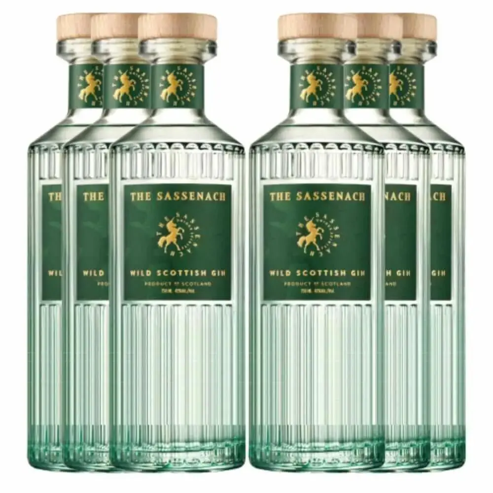 The Sassenach Wild Scottish Gin 6 Bottle Bundle