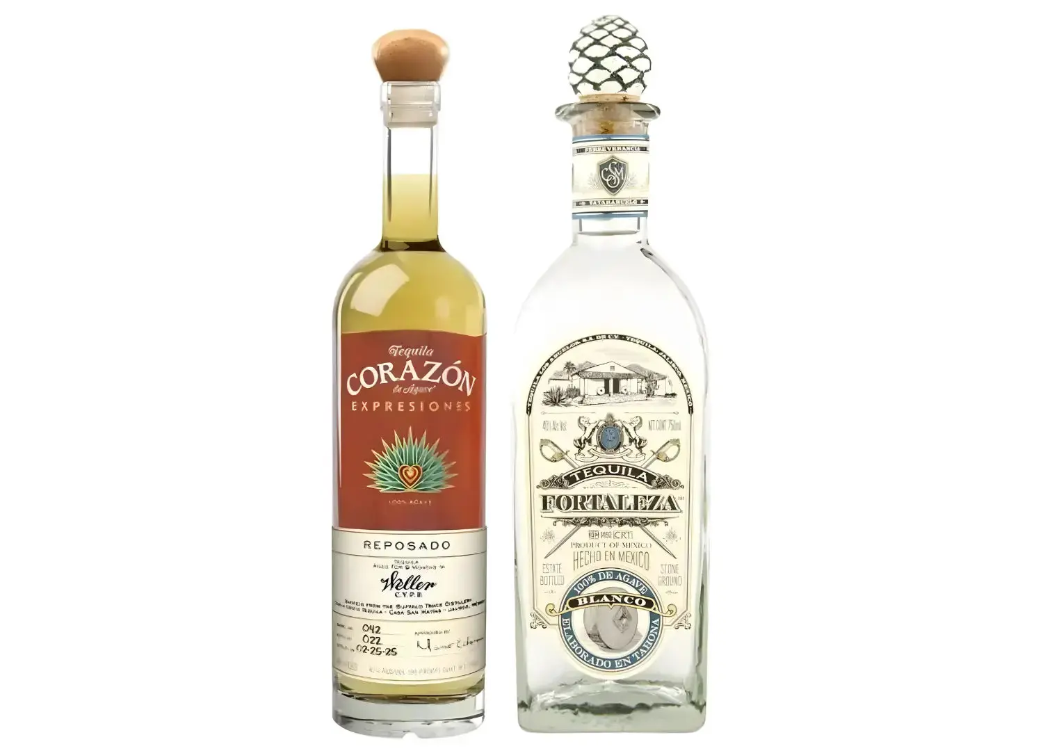 The Weller x Fortaleza Bundle – Corazon Expresiones Reposado Weller C.Y.P.B. & Fortaleza Blanco (700ml)