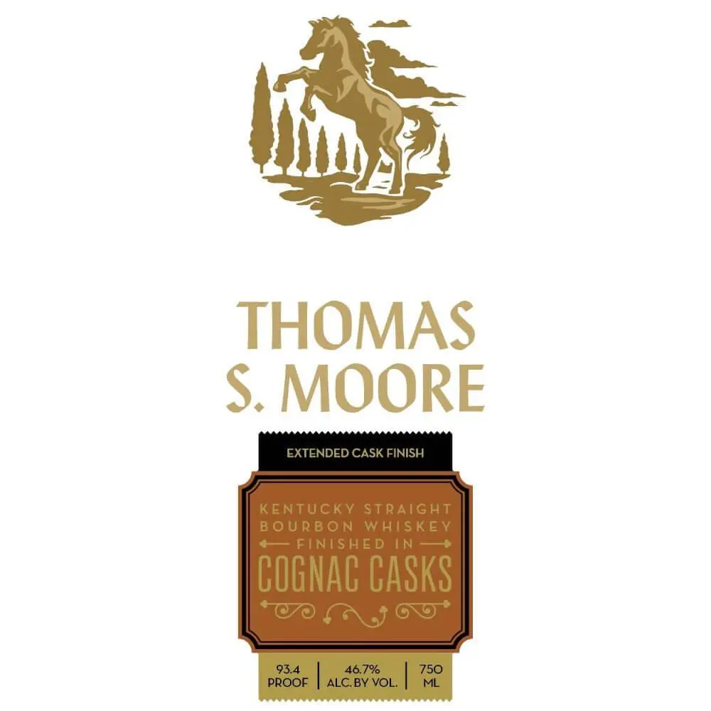 Thomas S. Moore Cognac Cask Finished Bourbon - Image 2