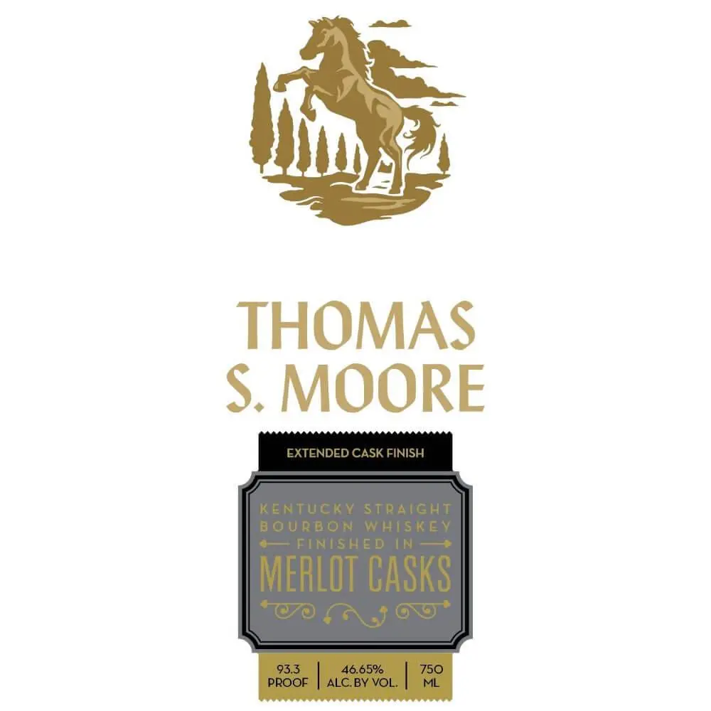 Thomas S. Moore Merlot Cask Finished Bourbon - Image 2
