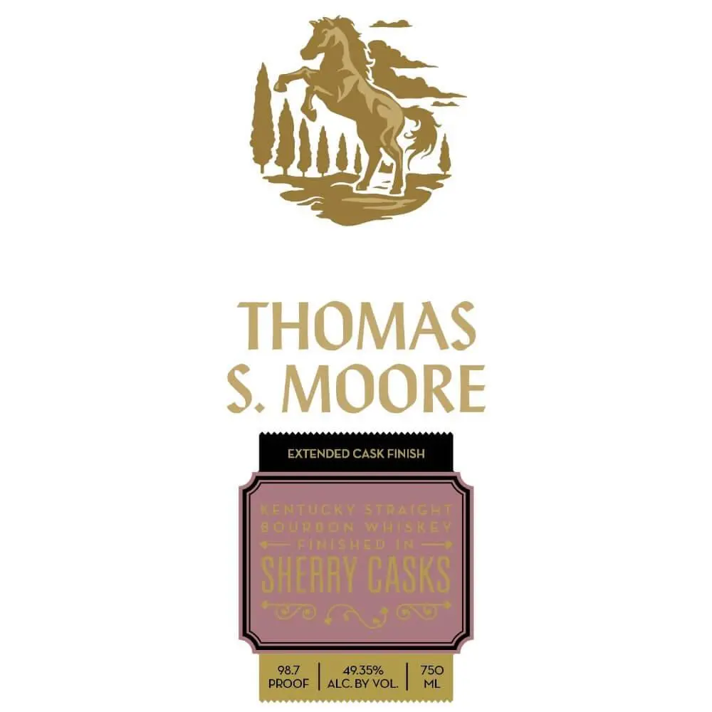 Thomas S. Moore Sherry Cask Finished Bourbon - Image 2