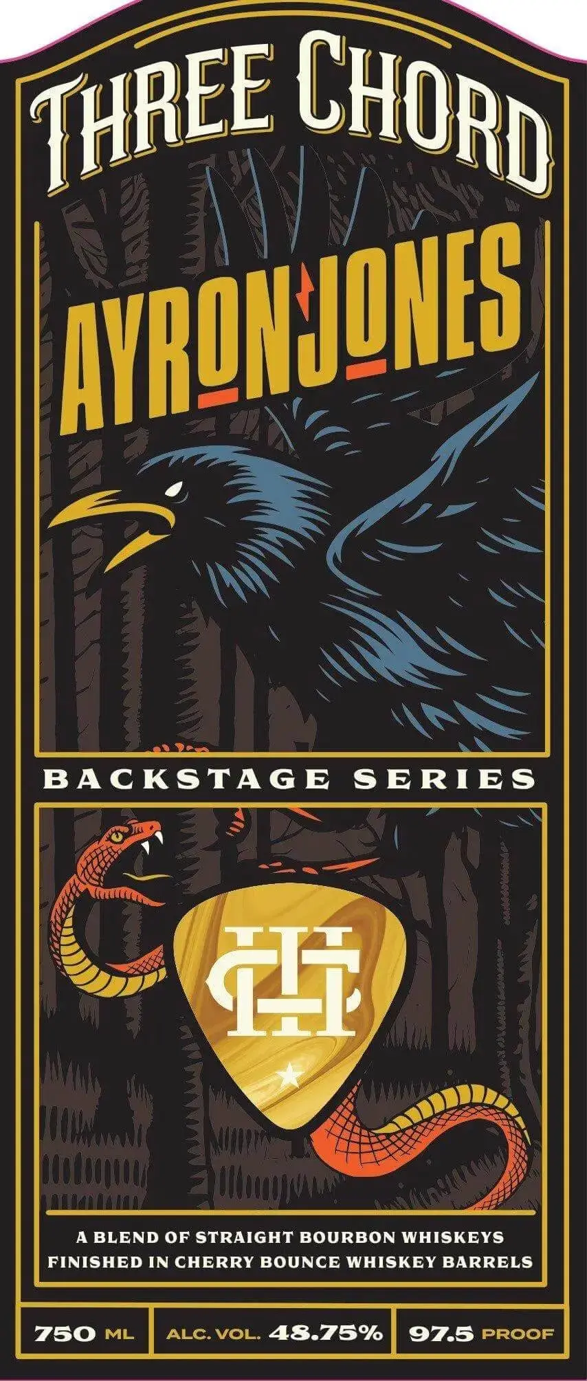 Three Chord Backstage Series Ayron Jones Cherry Bounce Finish Bourbon