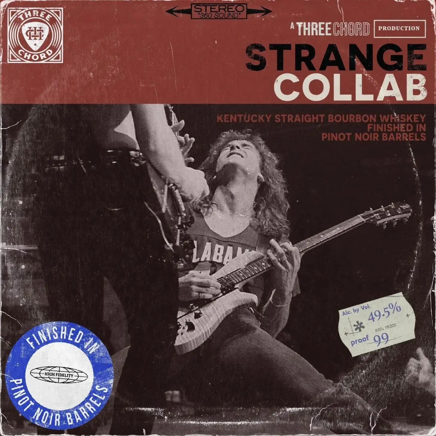 Three Chord Strange Collab Bourbon Whiskey Pinot Noir Finish