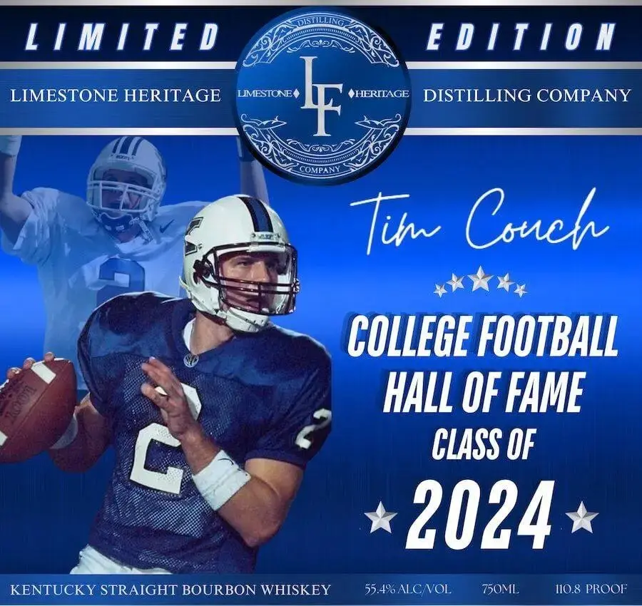 Tim Couch Hall of Fame Limited Edition Kentucky Straight Bourbon Whiskey
