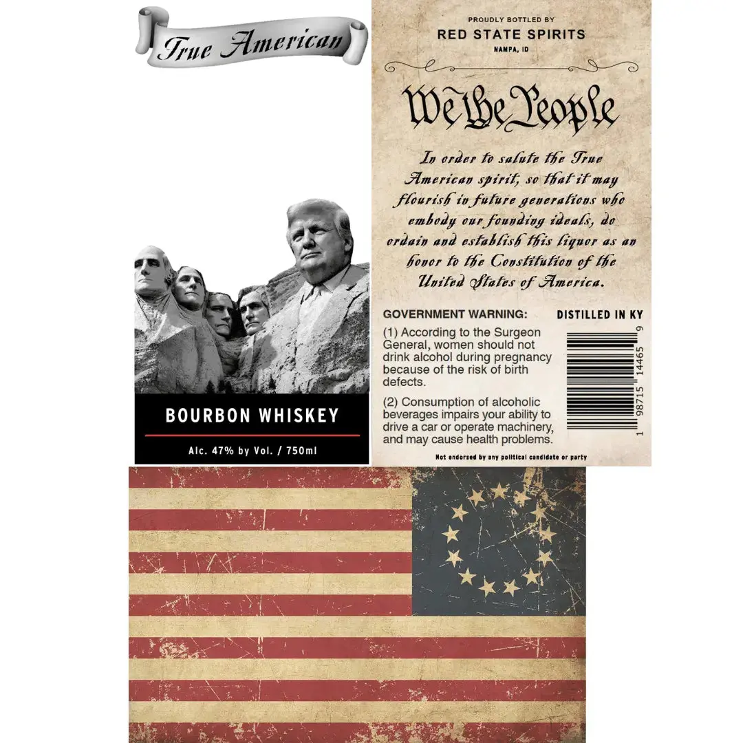 True American Bourbon Whiskey 94 Proof
