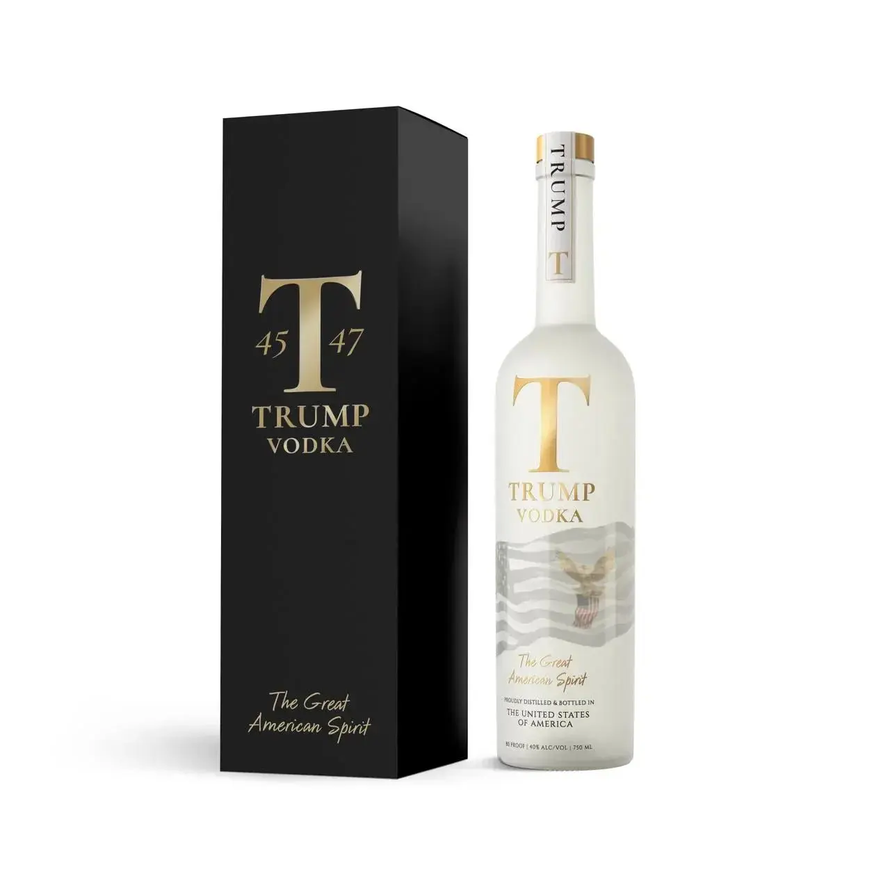 Trump Vodka 45 47 Commemorative First Run Special Edition 750ml