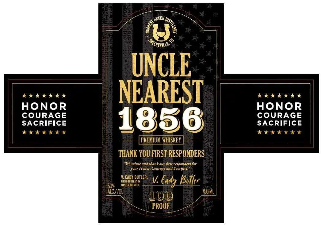 Uncle Nearest 1856 Premium Whiskey First Responders Edition