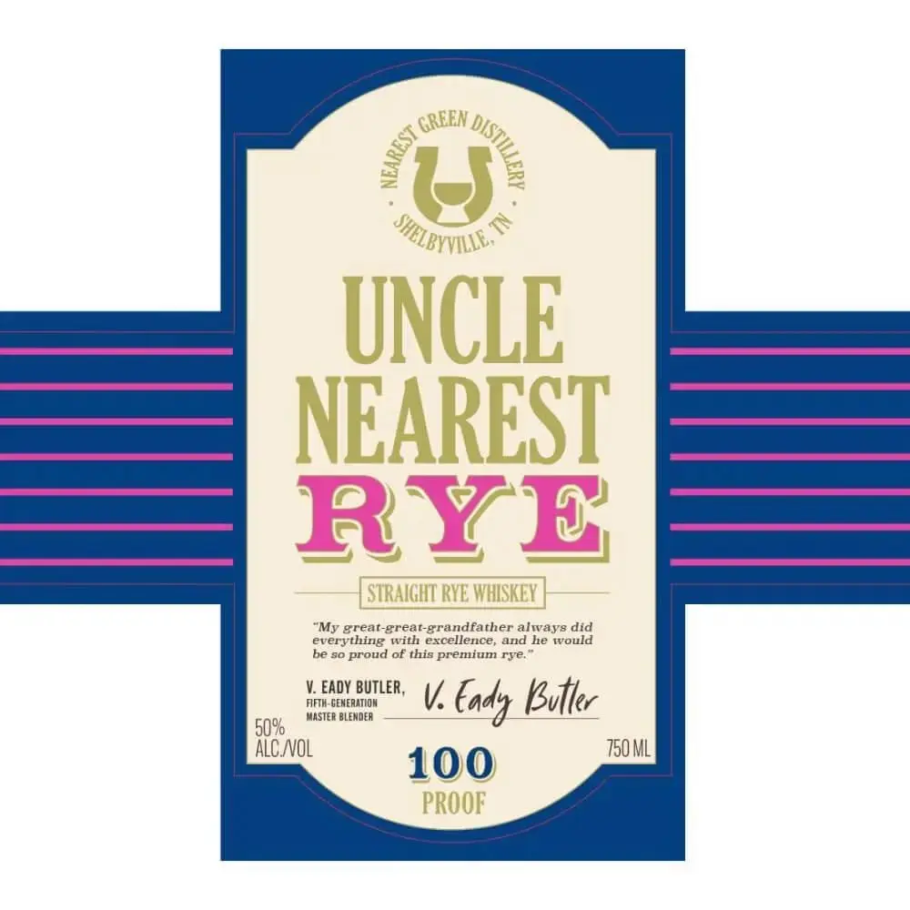 Uncle Nearest Straight Rye 100 Proof - Image 2