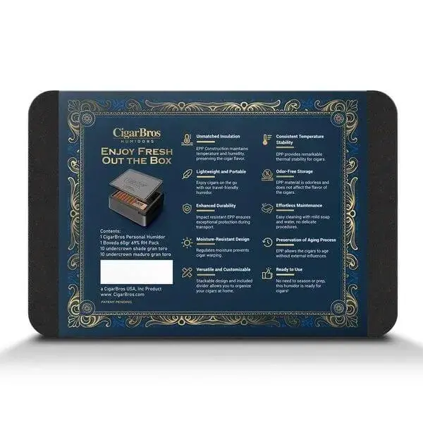 Undercrown 20 Premium Cigars Set + Personal Humidor by CigarBros - Image 2