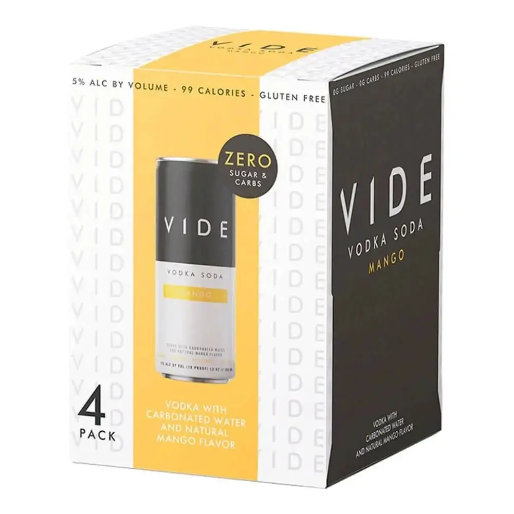 VIDE Mango Vodka Soda 4PK - Image 2