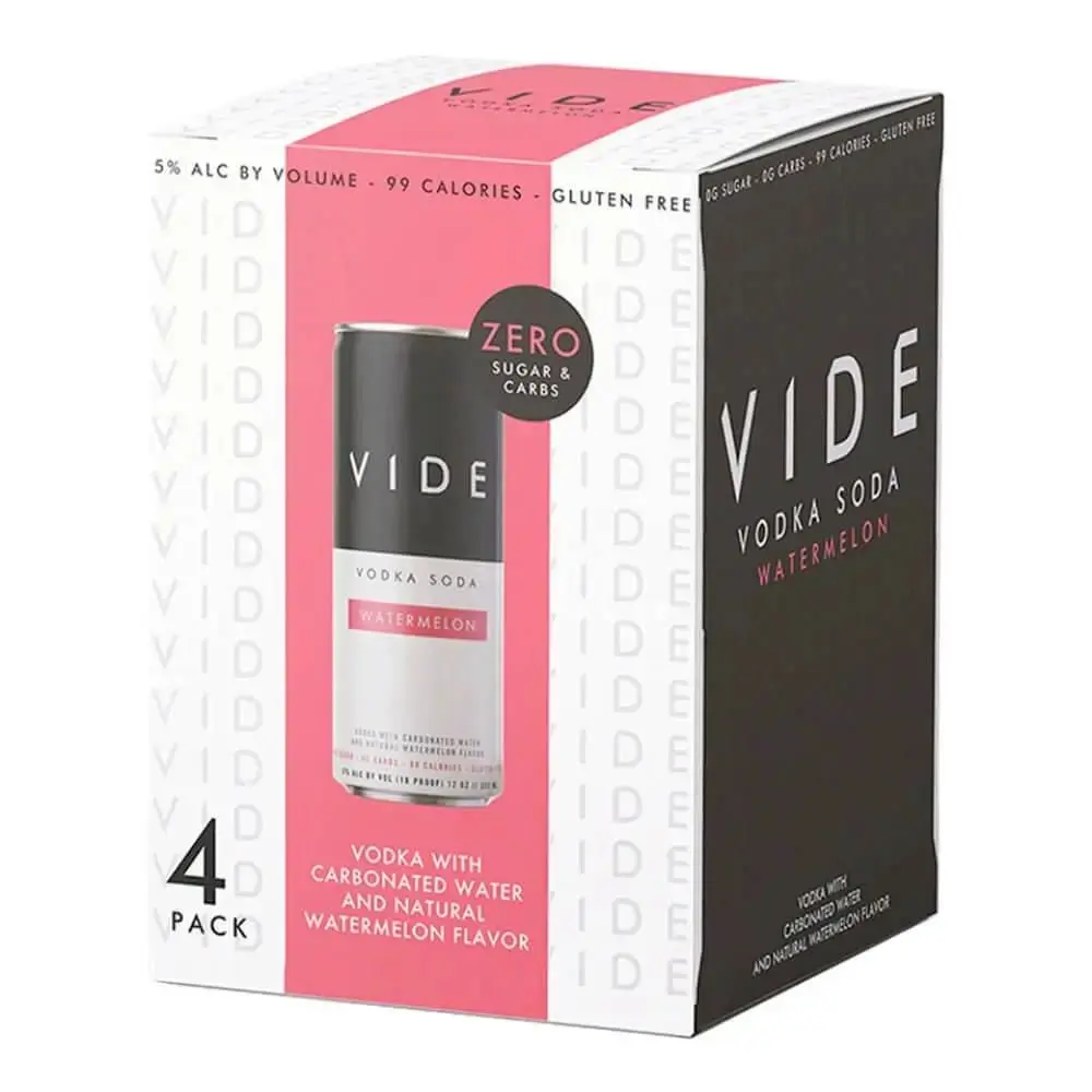 VIDE Watermelon Vodka Soda 4PK - Image 2