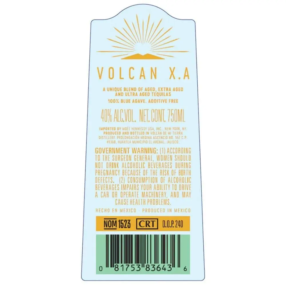 Volcan X.A Tequila - Image 2