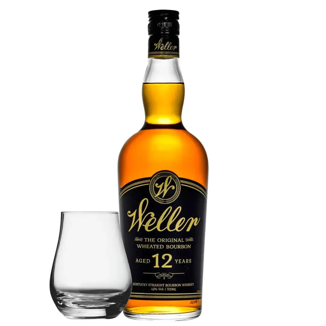 Weller 12 Year Old Kentucky Straight Wheated Bourbon 700mL with Spey Dram Glass