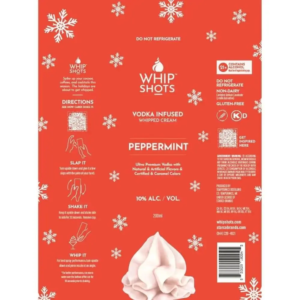 Whipshots Peppermint by Cardi B 200ml
