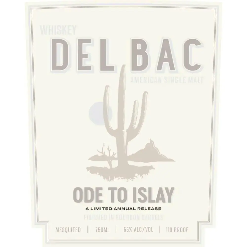 Whiskey Del Bac Ode to Islay American Single Malt - Image 2