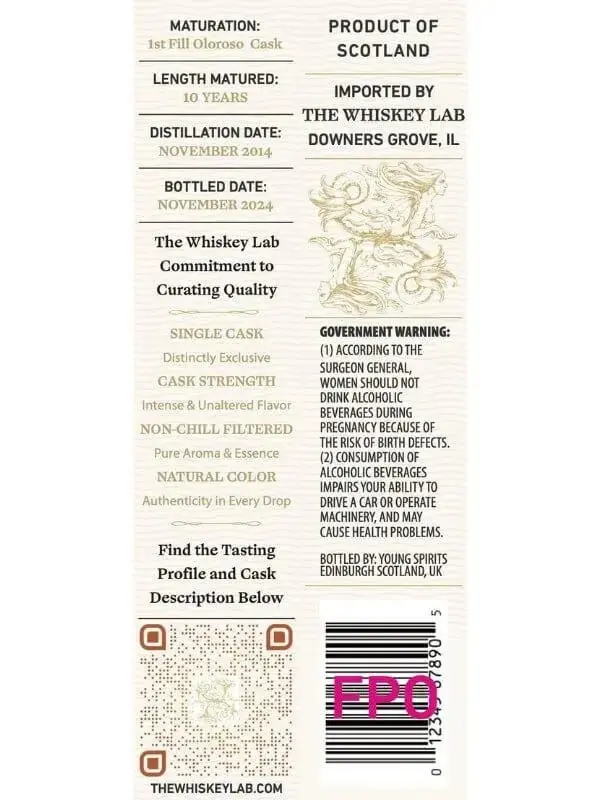Whispering Waters Glenallachie 10 Year Old Single Malt Scotch Whisky 700ml - Image 2