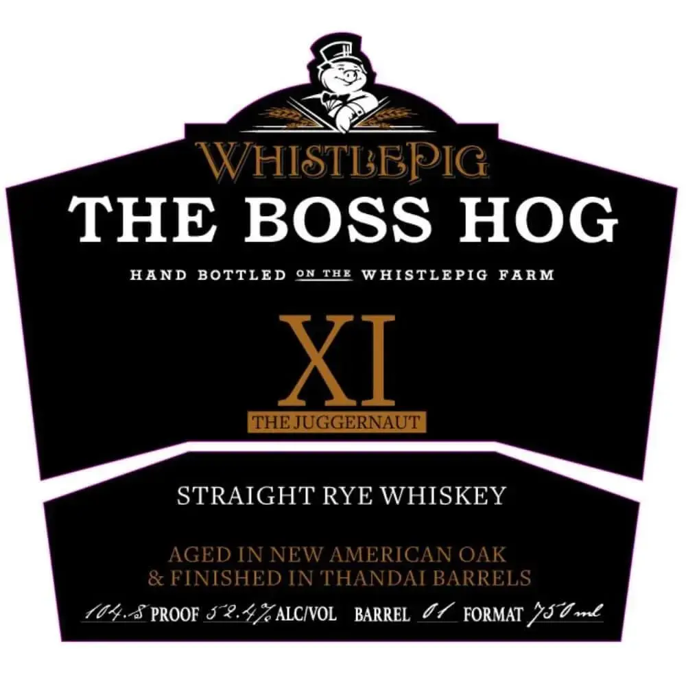 WhistlePig The Boss Hog XI The Juggernaut Straight Rye Whiskey - Image 2