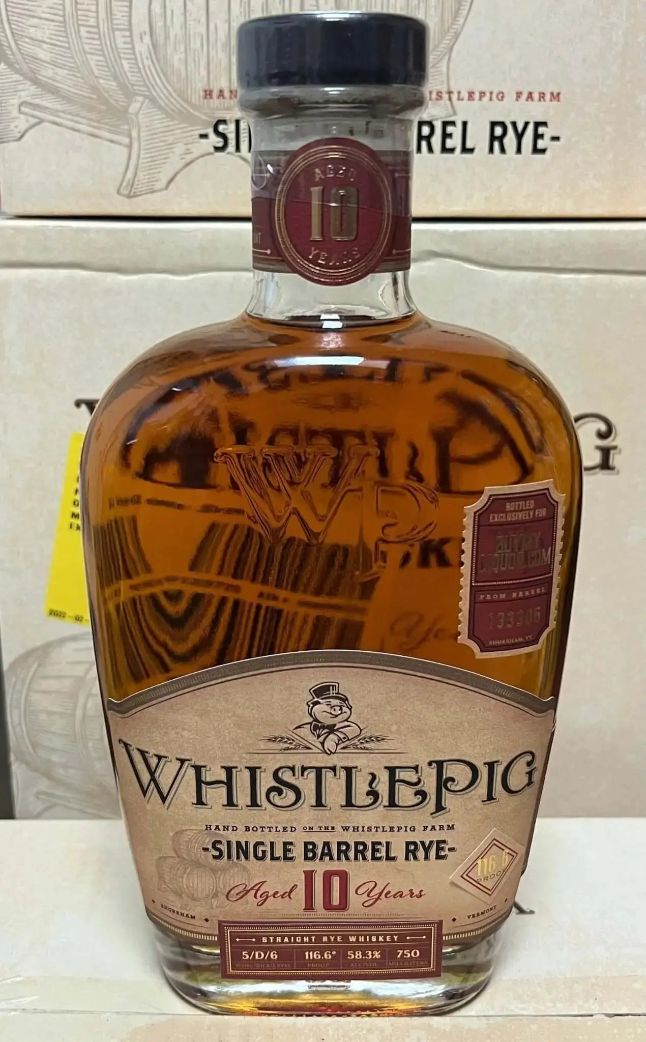 WhistlePig 10 Year Single BuyMyLiquor Exclusive
