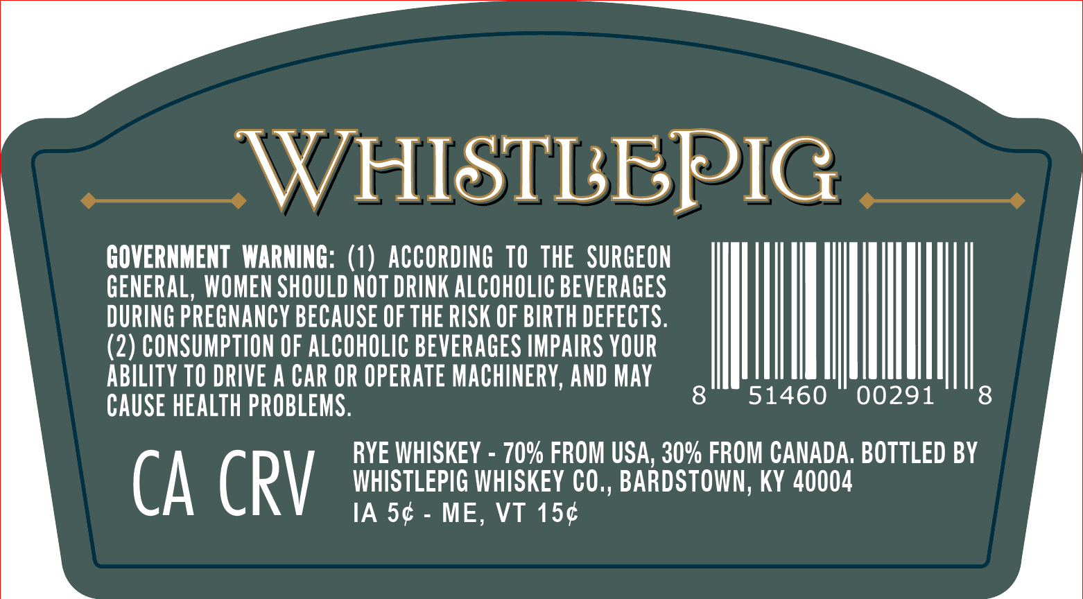 WhistlePig FarmStock Rye Whiskey Farmhouse Batch 50ml - Image 2