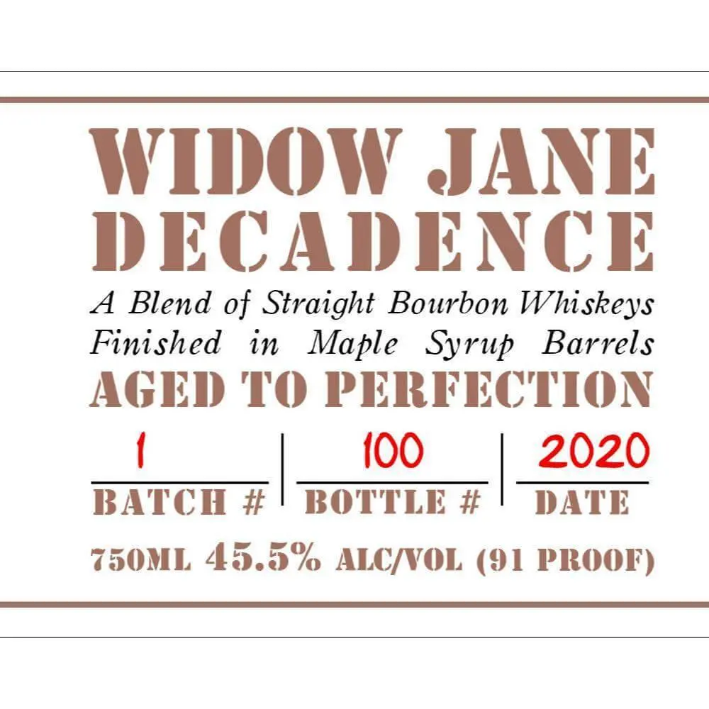 Widow Jane Decadence - Image 2