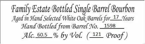 Willett Family Reserve 17 Year Bourbon - Image 2