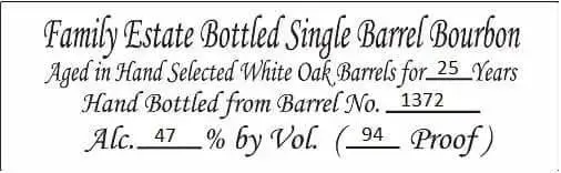 Willett Family Reserve 25 Year Bourbon - Image 2