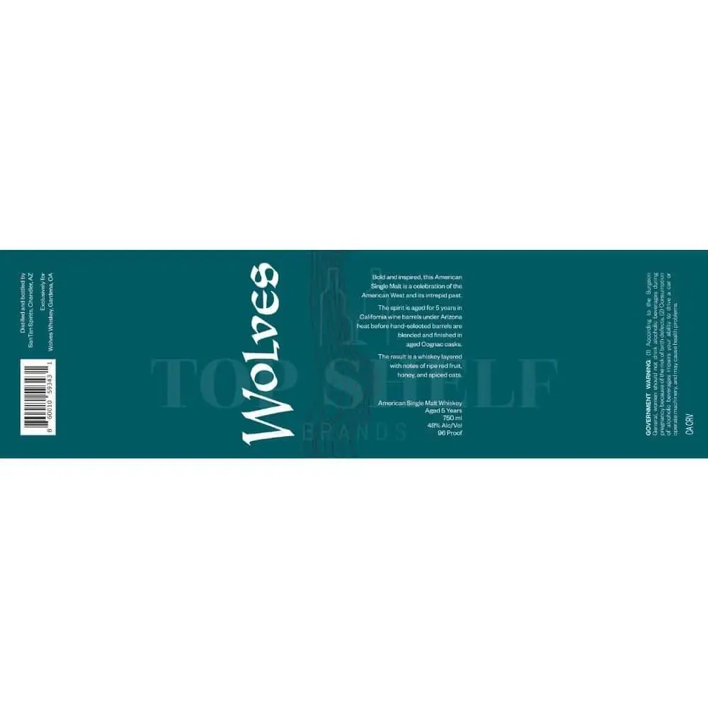Wolves 5 Year Old American Single Malt Whiskey - Image 2