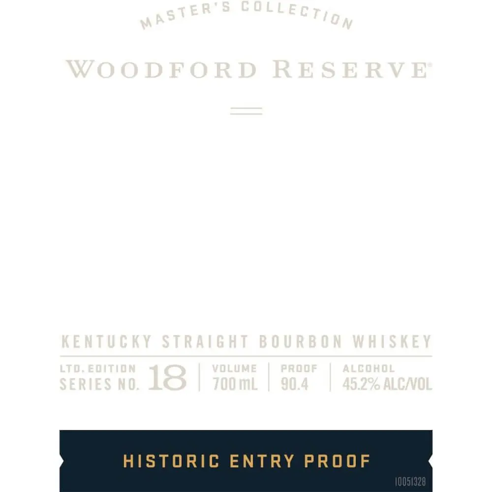 Woodford Reserve Master’s Collection Historic Entry Proof Straight Bourbon - Image 2