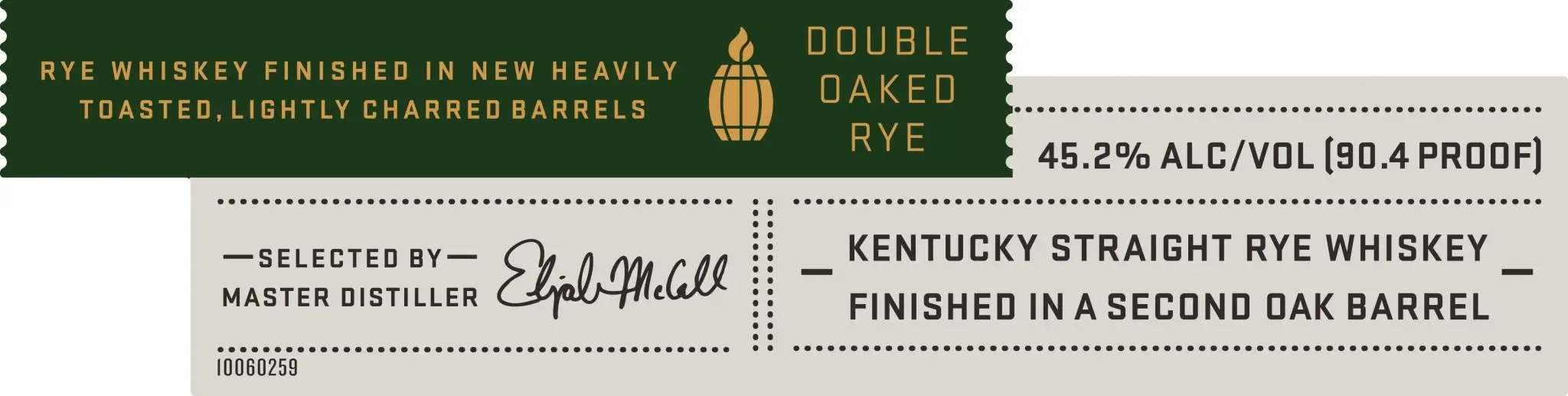 Woodford Reserve Master's Collection Double Oaked Rye Barrel Finish Select