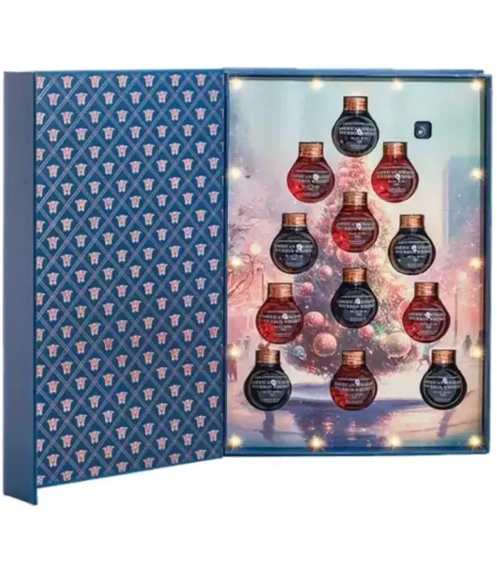 World Whiskey Society Best Holiday Wishes Bourbon Ball Ornament Gift Set - Image 2