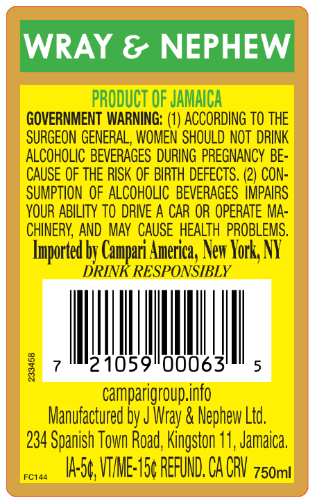 Wray & Nephew Overproof Rum 200th Anniversary Edition Jamaican Rum - Image 2