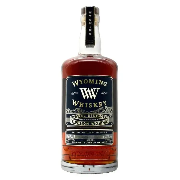 Wyoming Whiskey Barrel Strength Limited Edition Aged in New Charred Oak 127.4 Proof