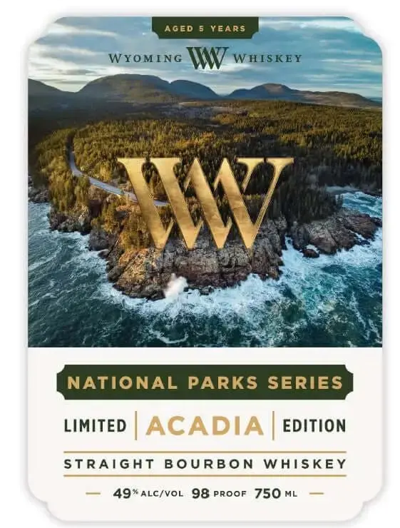Wyoming Whiskey National Parks Series Acadia Edition Bourbon