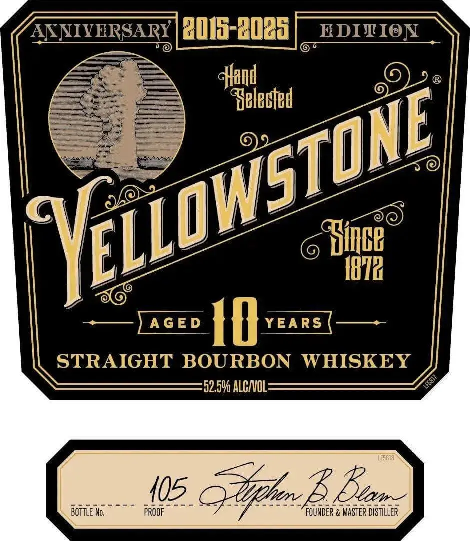 Yellowstone 10 Year Anniversary Edition Straight Bourbon Whiskey - Image 2